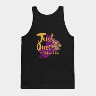 Minnesota Vikings Fans - Just Once Before I Die: Tiki Design Tank Top